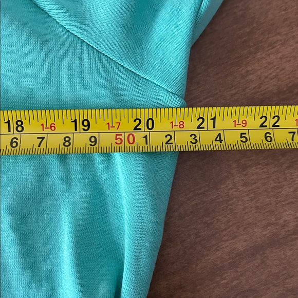 Talbots Women’s Plus 1X Top— Pima Cotton 3/4 Sleeves Tee Bateau Neck Green
BB - Picture 9 of 12